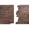 Ekena Millwork 49"W x 25 1/2"H x 1 1/4"D Acadia Ledge Stacked Stone StoneWall Faux Stone Siding Panel Canyon Brown PNU24X48ALCB - alternate 6